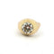 Bague 52 Bague années 1970 - Diamant taille old mine en or jaune 18 ct 58 Facettes 294/26 G
