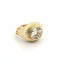 Bague 52 Bague années 1970 - Diamant taille old mine en or jaune 18 ct 58 Facettes 294/26 G