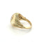 Bague 52 Bague années 1970 - Diamant taille old mine en or jaune 18 ct 58 Facettes 294/26 G