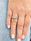 Bague 56 Solitaire - Bague en or blanc 18 carats et diamants naturels 58 Facettes 90291-ac11996