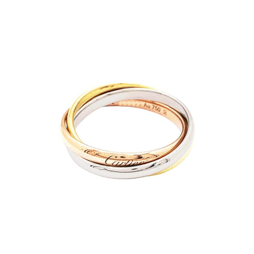 Bague 56 Bague Cartier, "Trinity", 3 ors, petit modèle. 58 Facettes 35580
