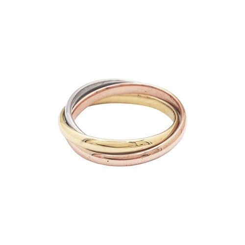 Bague 56 Bague Cartier, "Trinity", 3 ors, petit modèle. 58 Facettes 35580