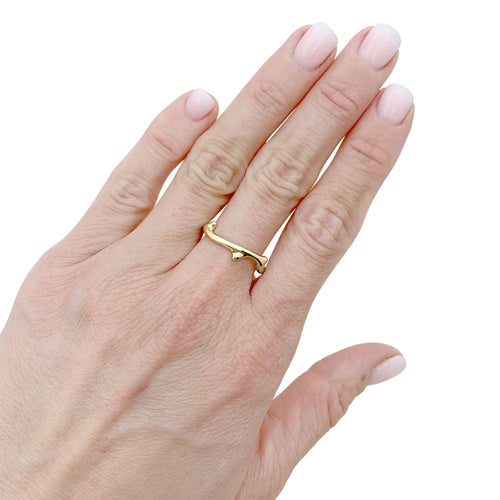 Bague 54 Bague Dior, "Bois de Rose", or jaune. 58 Facettes 35611