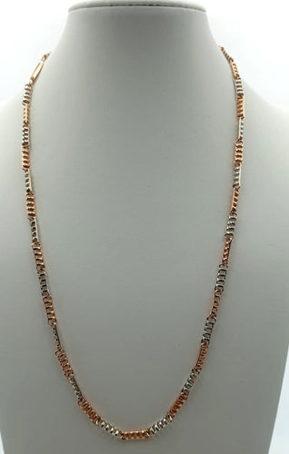 Collier Collier Chimento en or rose et blanc 58 Facettes 22874