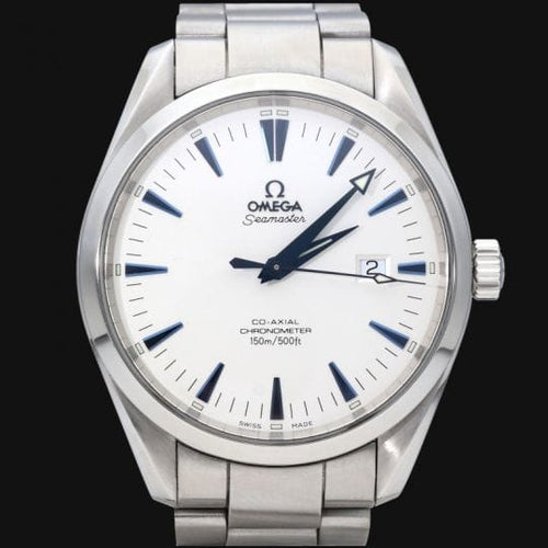Montre Omega Seamaster Aqua Terra - Montre automatique homme en acier 42 mm 58 Facettes MT46354