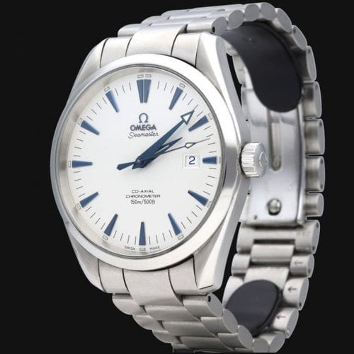 Montre Omega Seamaster Aqua Terra - Montre automatique homme en acier 42 mm 58 Facettes MT46354