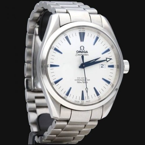 Montre Omega Seamaster Aqua Terra - Montre automatique homme en acier 42 mm 58 Facettes MT46354