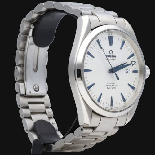 Montre Omega Seamaster Aqua Terra - Montre automatique homme en acier 42 mm 58 Facettes MT46354