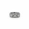 Bague 55 Bague en or blanc 18 carats sertie de 3 diamants 58 Facettes 1.0000179/7