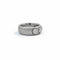 Bague 55 Bague en or blanc 18 carats sertie de 3 diamants 58 Facettes 1.0000179/7
