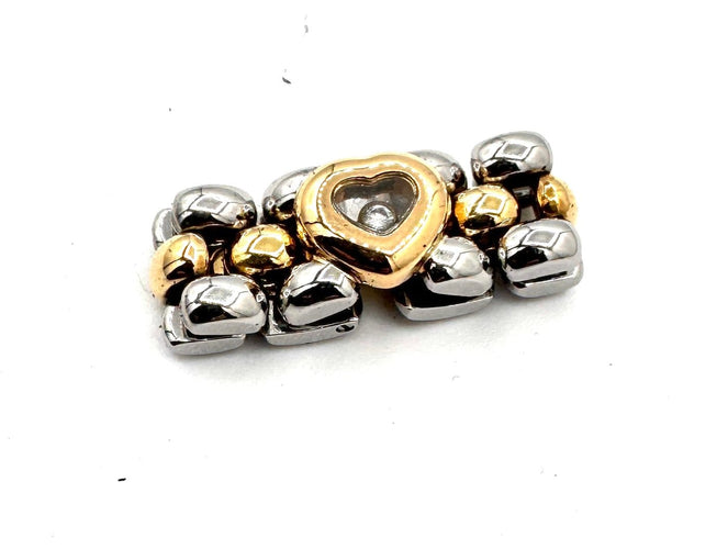 Bague 56 Chopard Happy Diamonds L.U.C - Bague articulée en or jaune 18 carats 58 Facettes 260047