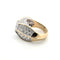 Bague 52 Bague rétro - Diamants en or jaune 18 ct 58 Facettes 294/26 D