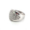Bague 57 Bague en or blanc 18 ct avec diamants 58 Facettes 155/B OC