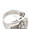 Bague 57 Bague en or blanc 18 ct avec diamants 58 Facettes 155/B OC