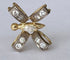 Pendentif Pendentif papillon en or blanc/jaune 18 kt et diamants 58 Facettes pendant