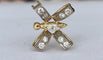Pendentif Pendentif papillon en or blanc/jaune 18 kt et diamants 58 Facettes pendant