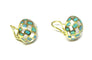 Boucles d'oreilles Tiffany - Boucles d’oreilles vintage en or jaune 18 ct à mosaïque 58 Facettes OR MOSAICO