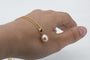 Pendentif Pendentif en or jaune 18 carats et perle d'eau douce 58 Facettes Pendentif 149-3