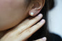 Boucles d'oreilles Puces d'oreilles - Perles de culture en or jaune 18 carats 58 Facettes Puces d'oreilles 149/ 4
