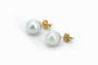 Boucles d'oreilles Puces d'oreilles - Perles de culture en or jaune 18 carats 58 Facettes Puces d'oreilles 149/ 4
