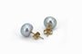 Boucles d'oreilles Puces d'oreilles - Perles d'eau douce en or jaune 18 carats 58 Facettes Puces d'oreilles 149/5