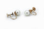 Boucles d'oreilles Boucles d’oreilles clips - Perles de culture en or rose 18 carats 58 Facettes Boucles d'oreilles 149-10