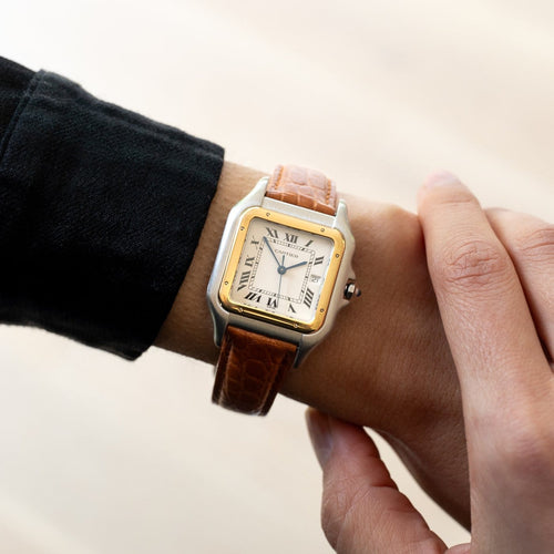 Montre Cartier Panthère - Montre bicolore LM en acier et or jaune 58 Facettes 514