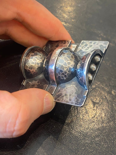Broche JEAN DESPRÉS importante Broche argent 800 signée 58 Facettes LP241