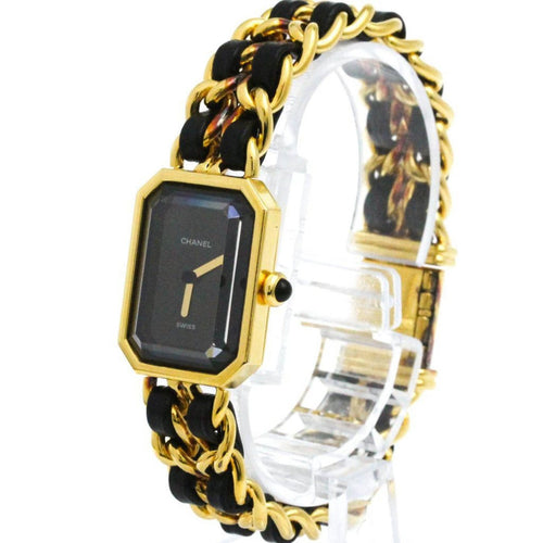 Montre Chanel Première Rock - Montre en métal plaqué et cuir 58 Facettes zjoh94hcl4