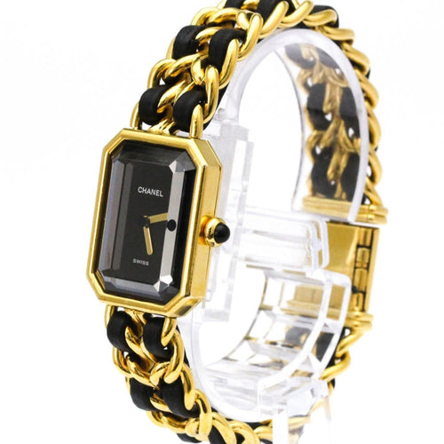 Montre Chanel Première Rock - Montre en métal plaqué et cuir 58 Facettes ullv6akp51