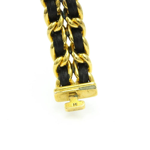 Montre Chanel - Montre Première Rock Quartz en métal plaqué or et cuir 58 Facettes e371182qun