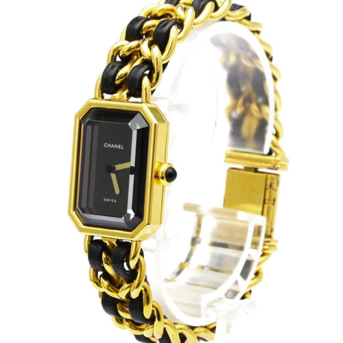 Montre Chanel Première Rock - Montre quartz en métal plaqué et cuir 58 Facettes lasnwkie8p