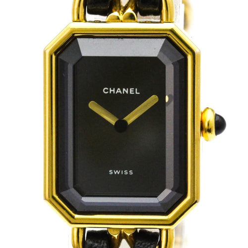 Montre Chanel Première Rock - Montre quartz en métal plaqué et cuir 58 Facettes lasnwkie8p
