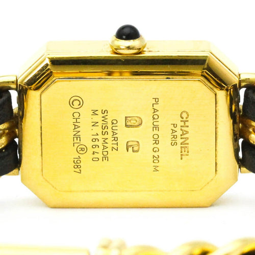 Montre Chanel Première Rock - Montre en métal plaqué et cuir 58 Facettes ddaeekc2l4