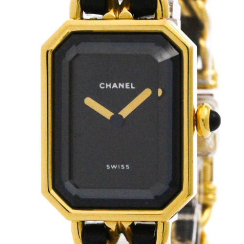 Chanel Première Rock - Montre quartz en métal plaqué et cuir