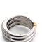 Bague 55 Bague fascione en or blanc et jaune avec diamants 58 Facettes 1405 E OC