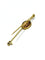 Broche Bonnadier Limoges - Épingle en or jaune 18 carats et émail 58 Facettes ID: 1750671