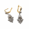 Boucles d'oreilles Boucles d'oreilles bouquet anciennes en or jaune et diamants 58 Facettes Boucles d'oreilles bouquet ancienne en or et diamants
