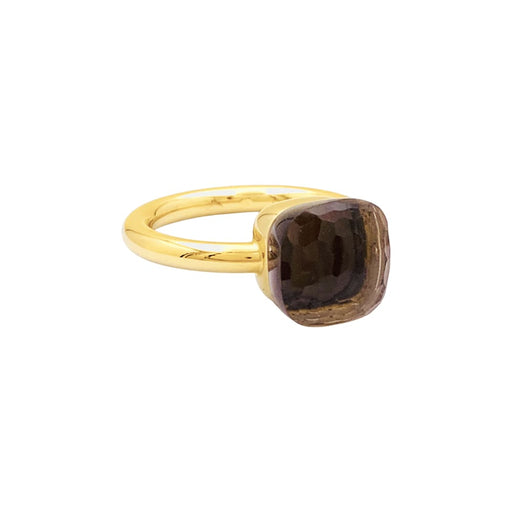 Bague 53 Bague Pomellato, "Nudo Classique", deux ors et quartz fumé. 58 Facettes 35602