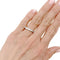 Bague 51 Bague Van Cleef & Arpels, alliance "Romance", platine et diamants baguettes. 58 Facettes 35590