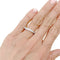 Bague 51 Bague Van Cleef & Arpels, alliance "Romance", platine et diamants baguettes. 58 Facettes 35590