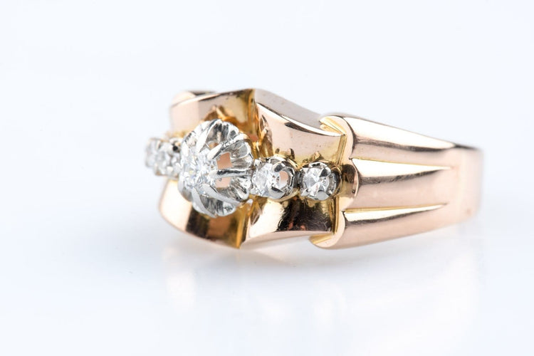 Bague 56 Bague diamants en or rose 18K 58 Facettes BGTKOC717-107