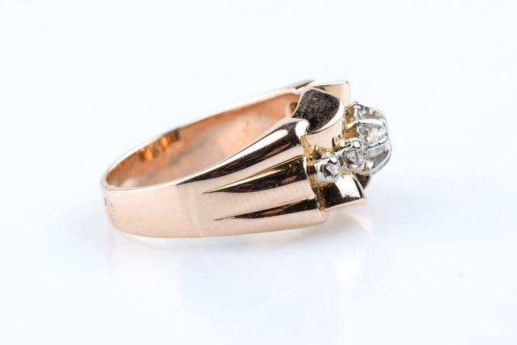 Bague 56 Bague diamants en or rose 18K 58 Facettes BGTKOC717-107