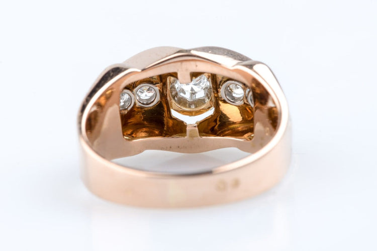 Bague 56 Bague diamants en or rose 18K 58 Facettes BGTKOC717-107