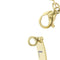 Bracelet Bracelet avec pavillon nautique en acier et or jaune 18 ct 58 Facettes 39307