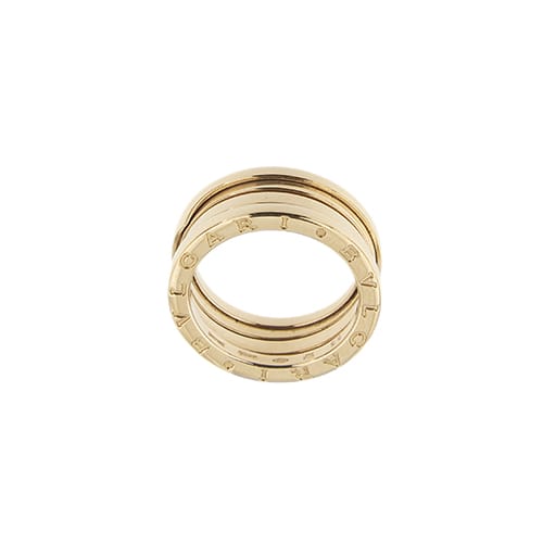 Bague 55 Bulgari B.zero1 - Bague alliance à deux bandes en or rose 58 Facettes 37194