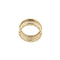 Bague 55 Bulgari B.zero1 - Bague alliance à deux bandes en or rose 58 Facettes 37194
