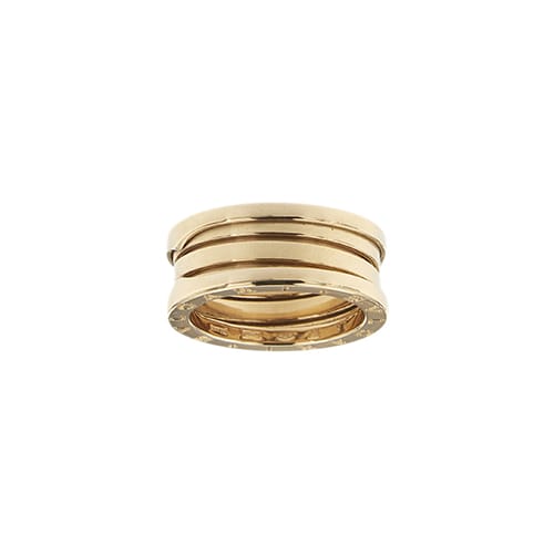 Bague 55 Bulgari B.zero1 - Bague alliance à deux bandes en or rose 58 Facettes 37194