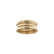 Bague 55 Bulgari B.zero1 - Bague alliance à deux bandes en or rose 58 Facettes 37194