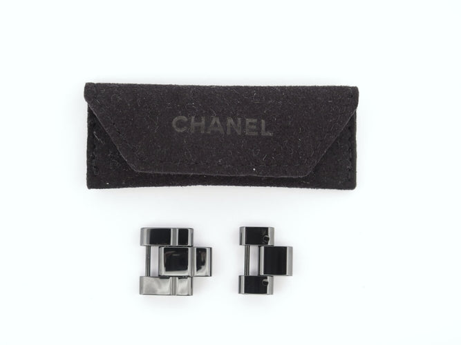 Montre Chanel J12-365 H3840 - Montre automatique en céramique noire sertie de diamants 58 Facettes 274462